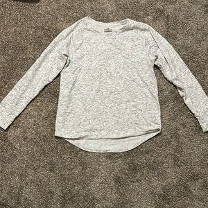 White and gray long sleeve shirt. Size XL.